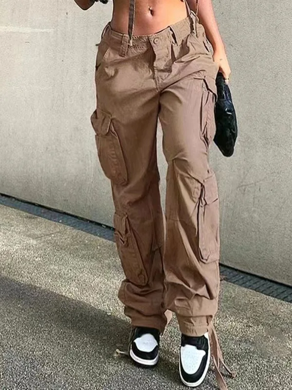 

Low Waist Street Style Women's Jeans Casual Fashion Trendy Workwear Cotton Long Trousers Spring Season Ladies High Waist