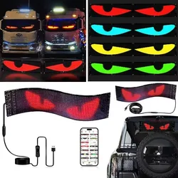 LED Matrix Pixel Panel USB 5V Flexible Addressable RGB Pattern Graffiti Scrolling Text Animation Display Car Shop Bluetooth APP