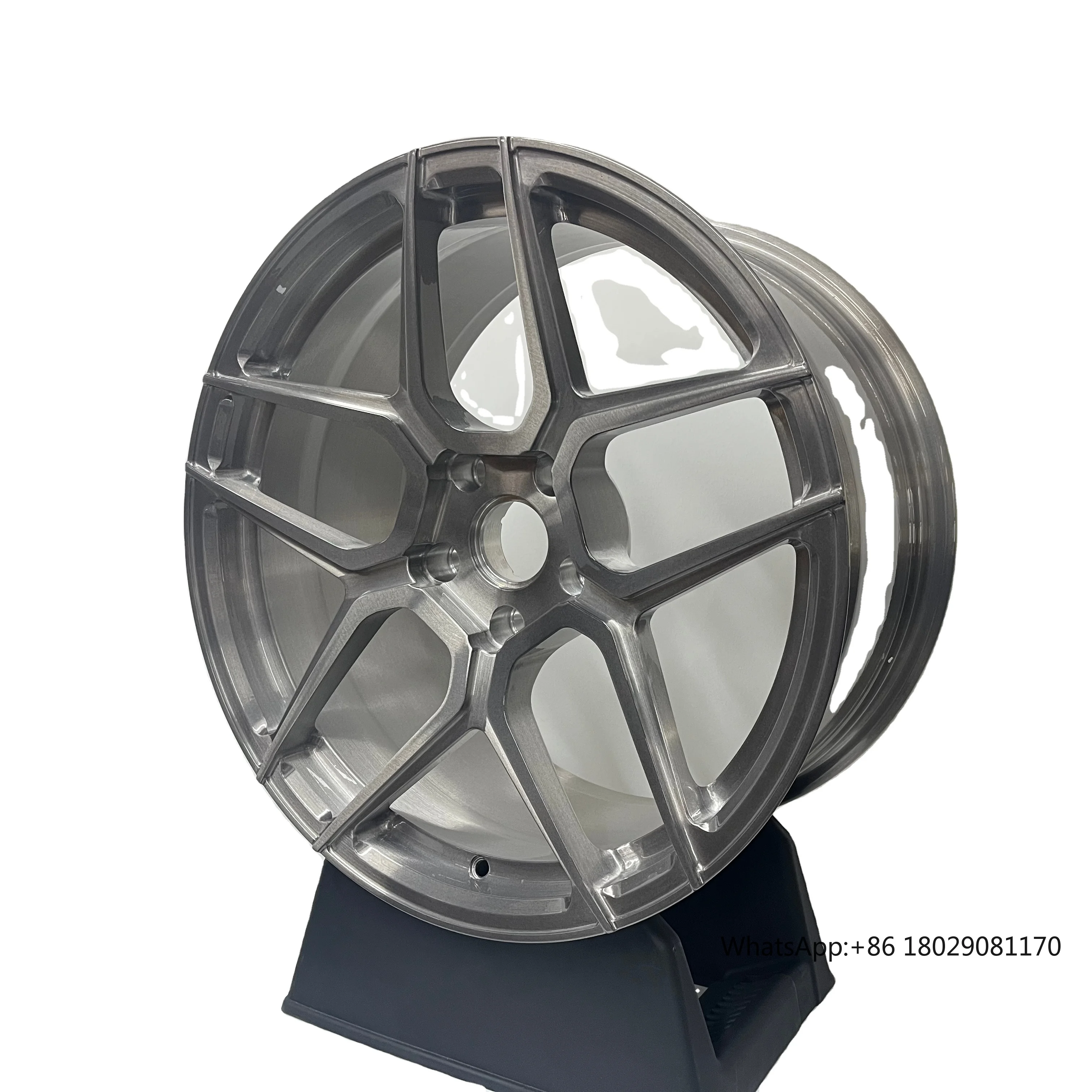 Weiya 19*10 et30 20*12 et50 5*120.65 70.3 brush with clear grey  forged wheels fit for Chevrolet corvette ZR1 2012