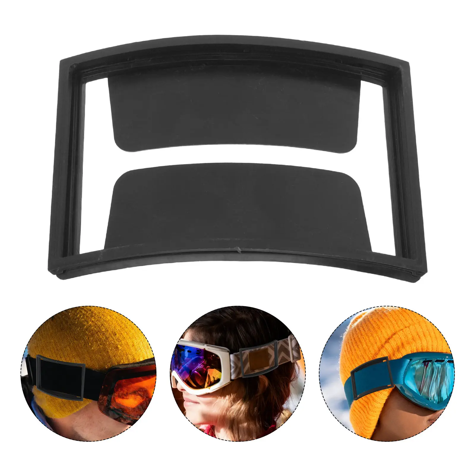 

2Pcs Ski Pass Holder Visor Secure Goggle Clip for Snowboard Skiing Accessories Lift Ticket Card Case Outdoor Sports
