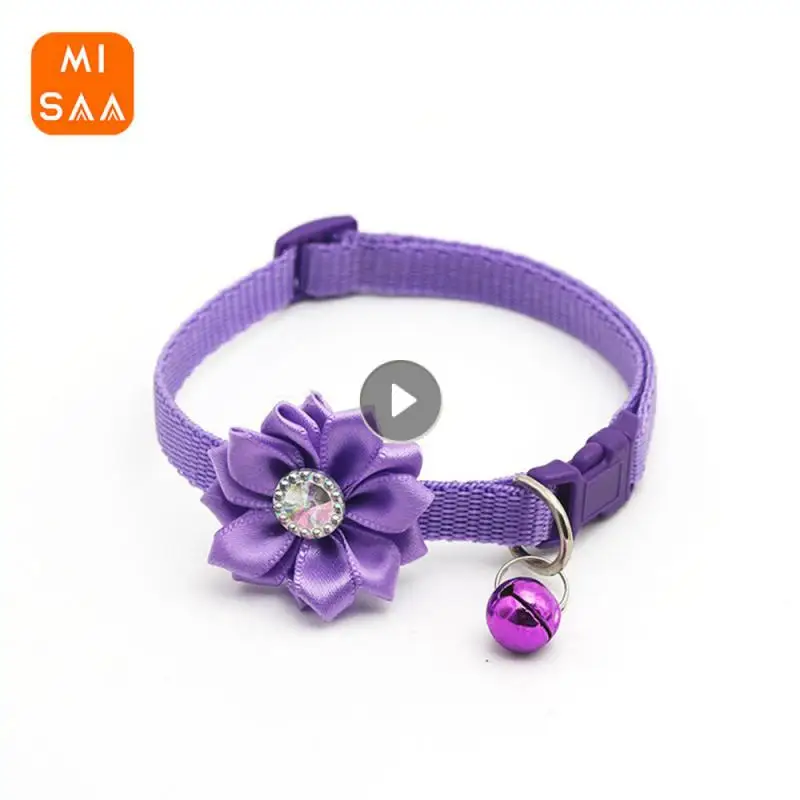 Small Dog Collar Durable Non-toxic Fashionable Simple Pet Supplies Pet Necklacce Adjustable Detachable Pet Accessories