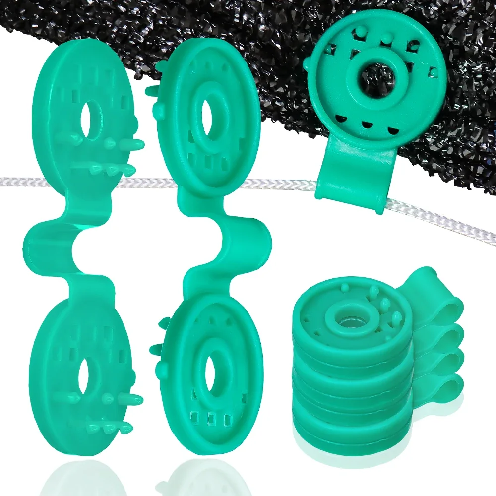 

10-100PCS Agriculture Garden Netting Attachment Shade Cloth Sunshade Net Fixing Clip Plastic Round Clips Hook Accessories Dog