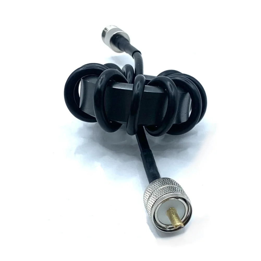 Shortwave Choke 1 830MHz 600W for For high Frequency Radios with Magnetic Ring and M Male Female Connectors for EMI Reduction