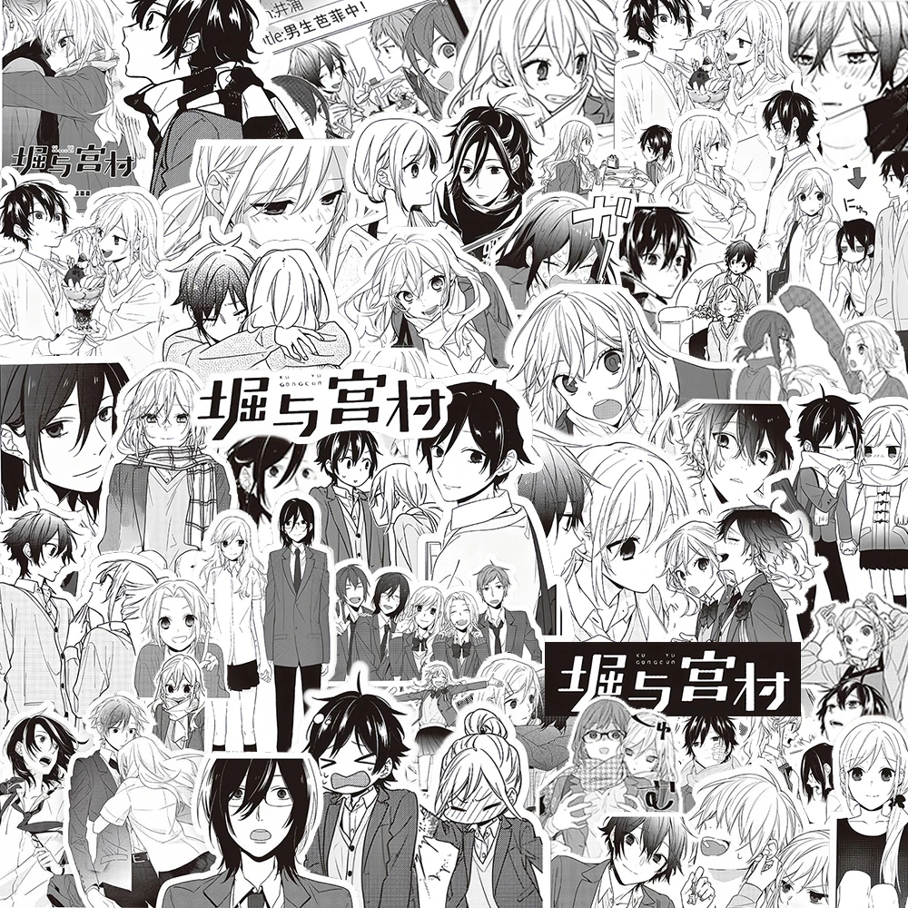 10/30/75pcs Izumi Miyamura Hori Kyoko สติกเกอร์อะนิเมะ Souta Yuna Horimiya สติกเกอร์สเก็ตบอร์ดกระเป๋าโทรศัพท์จักรยานกันน้ํา Decals