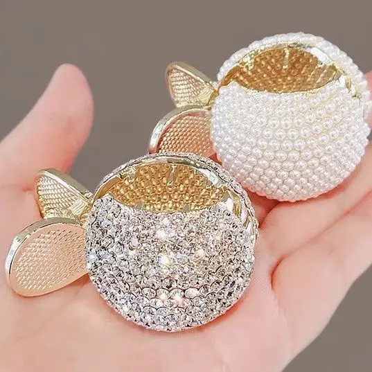 

High and Low Ponytail Buckle Pearl Diamond Internet Famous New Style Beautiful Elements Women's Small Grip Clip