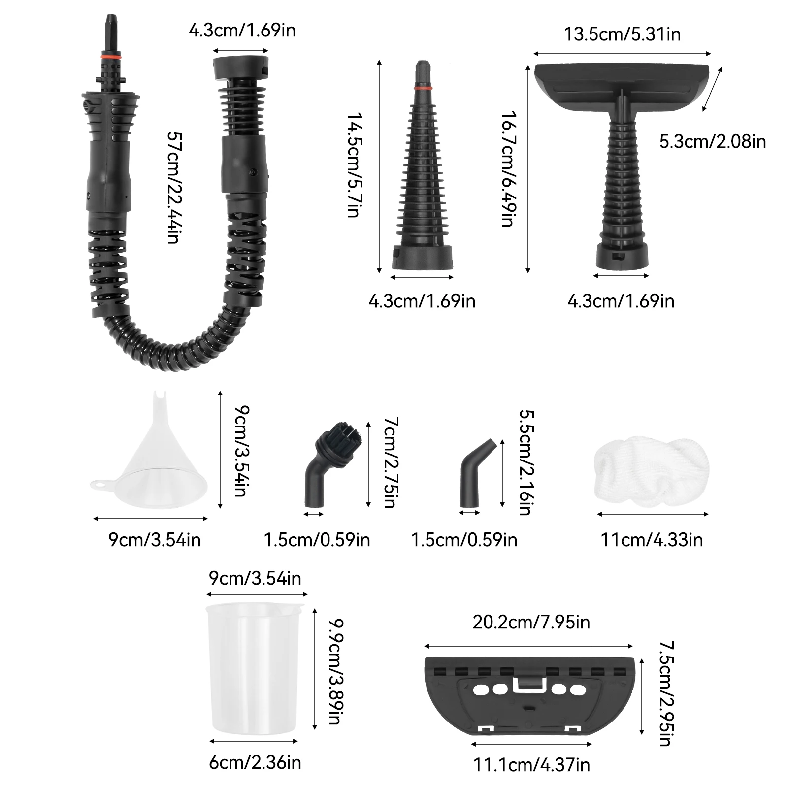 Powerful Handheld Steam Cleaner 239°F 1050W Auto Steam for Floor Tile Grills Upholstery Car Cleaning