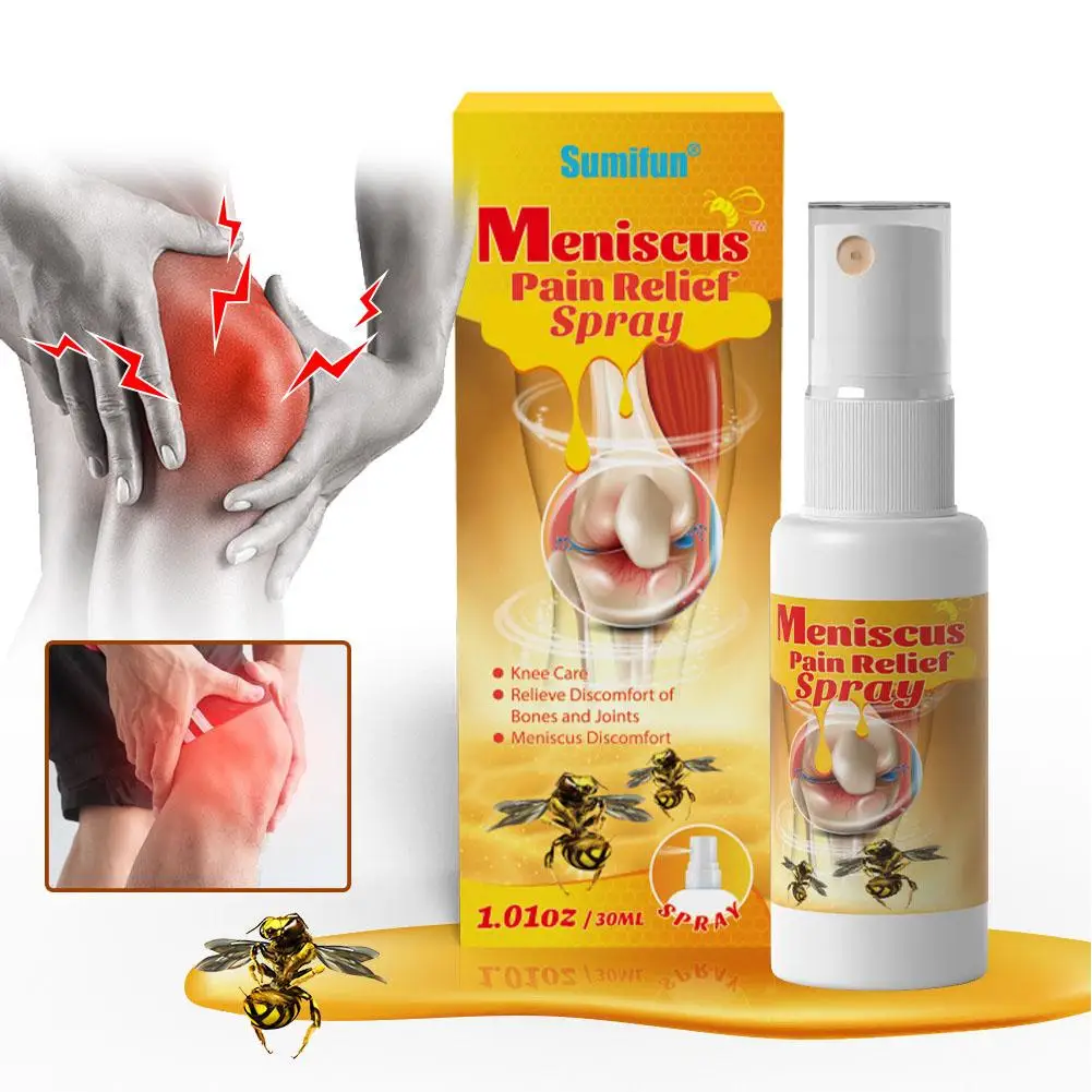 30ml Sumifun Bee Meniscus Analgesic Spray Arthritis Rheumatoid Pain Relief Cream Knee Joint Muscle Ache Care Plaster