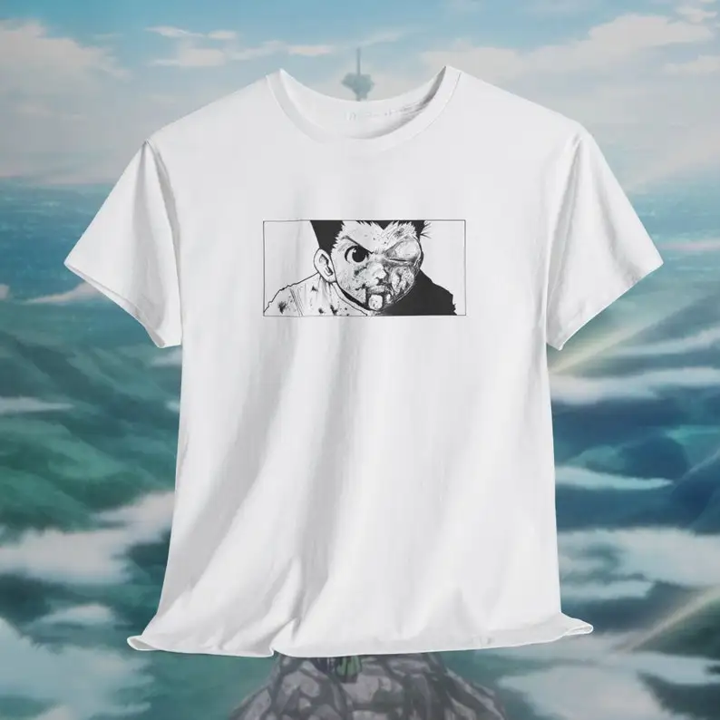 Hunter x Hunter Gon Freecss Scene | Tshirt | Manga Panel | HxH Gift T shirt Unisex Tee Top Anime Inspired Aesthetic Subtle Anime