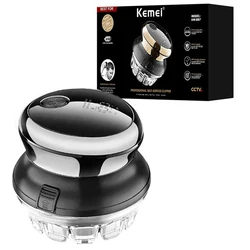 Kemei 887 UFO Electric Even Cut Rotary Hair Trimmer For Men Washable Rechargeable Hair Clipper Self-Haircut Shortcut Kit For Men