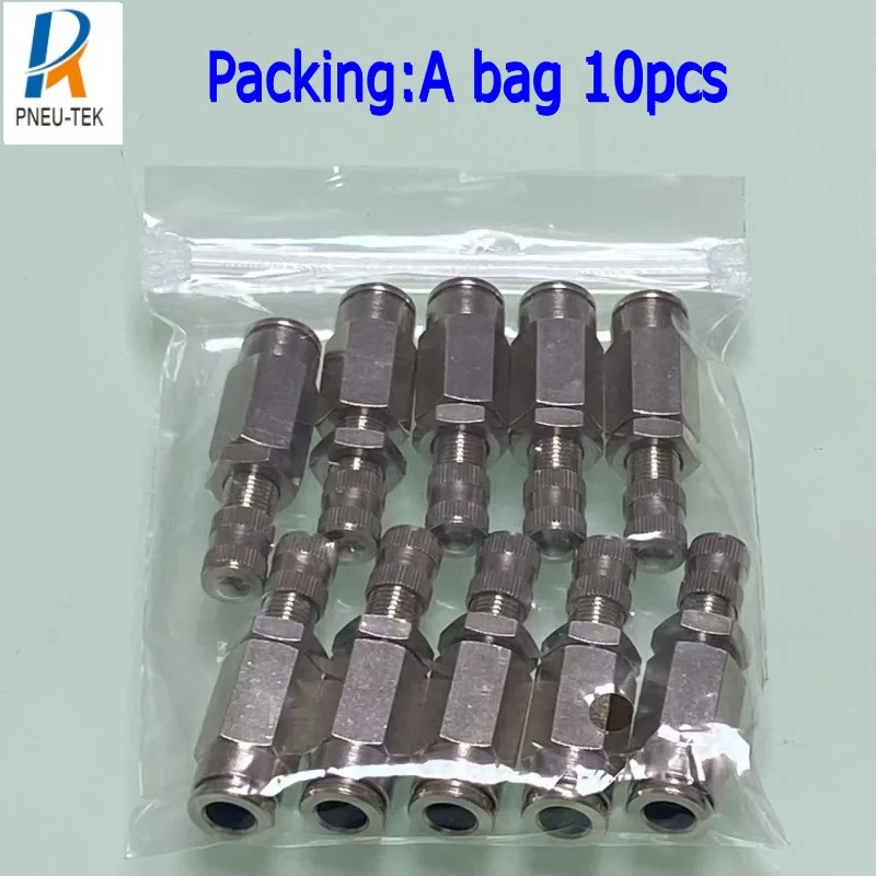DDSV1/4,Push to Connect Schrader Valves for Air Suspension - Higher Sealing Performance Air Ride Suspensions Inflation Valve