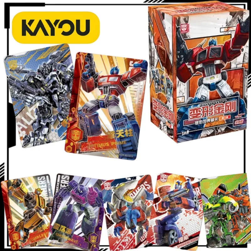 

KAYOU Genuine Transformers Leader Edition Series 3 Card Cartoon Optimus Prime Collectible Card Anime Merchandise Holiday Gift