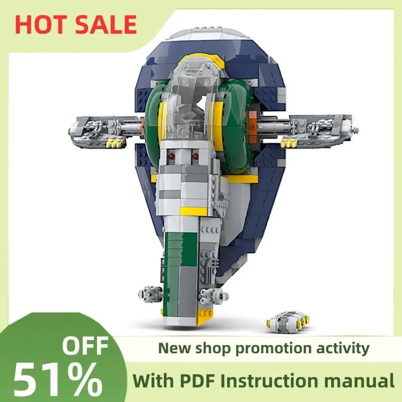 

Новинка, 979 шт., знаменитая звезда, боевой фильм, Moc Jango, раб, модель Spacefighter, строительные блоки, креативные идеи «сделай сам», детские игрушки, подарок на день рождения