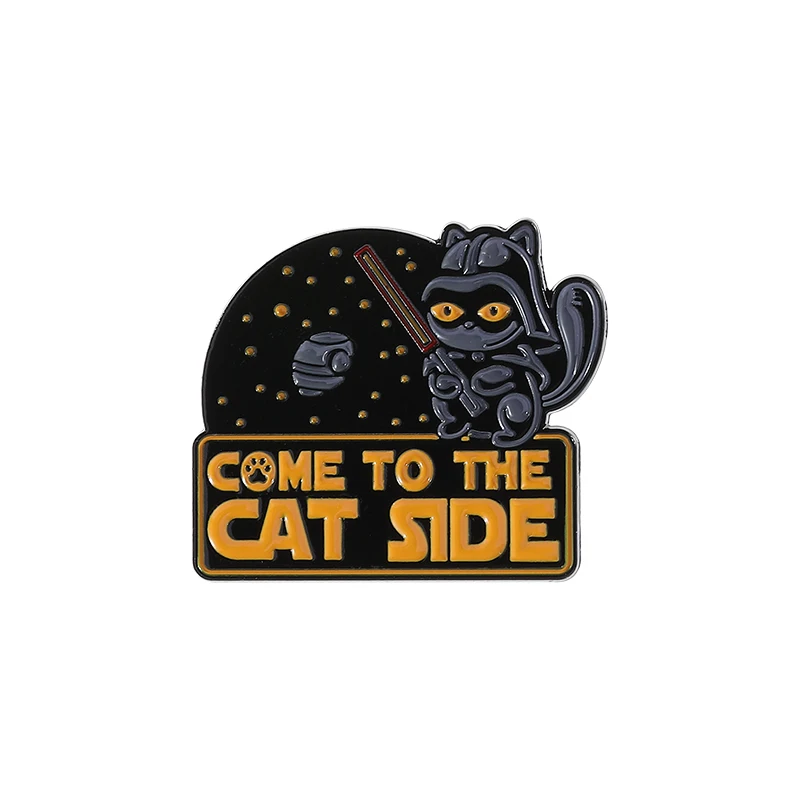 Come To The Cat Side Enamel Pin Brooch