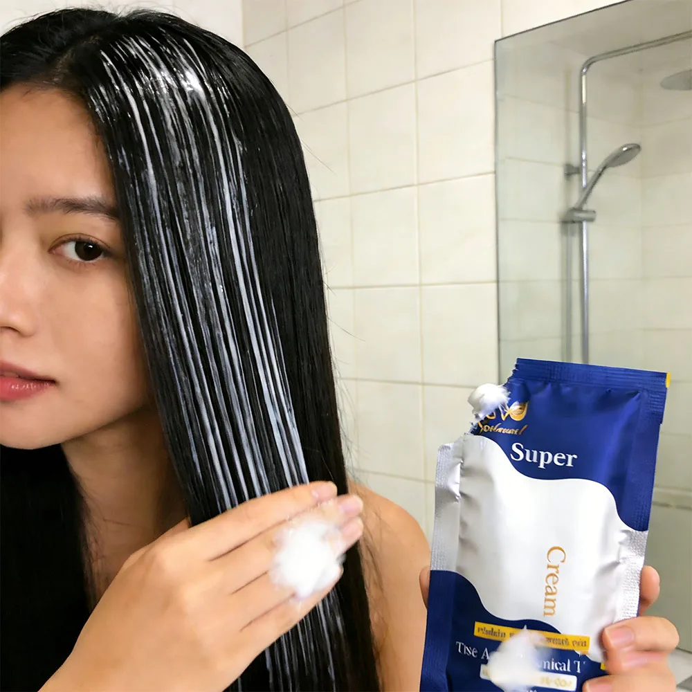 Thailand Original bio Ferment Super Hair Conditioner Cream for Damaged Hair  (Coloring/ Perming) Nourishing Repair Hair Mask