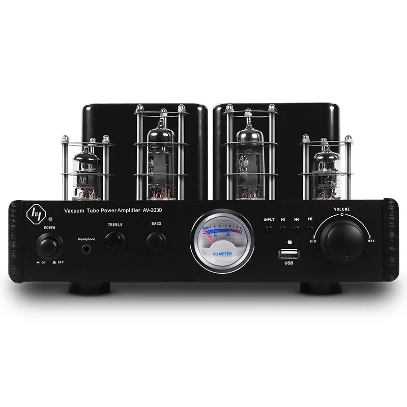 

2.0ch Stereo High Power Hybrid Vacuum Tube Amplifier Hi-Fi Audio Amplifier With USB/BT/Opt/Coax Digital Input
