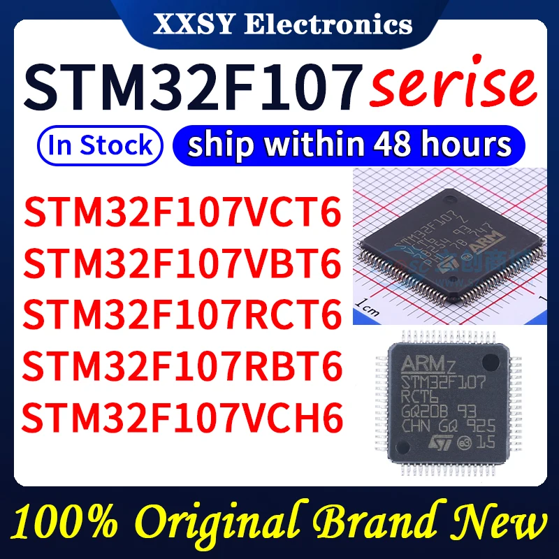 

STM32F107VCT6 STM32F107VBT6 STM32F107RCT6 STM32F107RBT6 STM32F107VCH6 In stock 100% Original and New