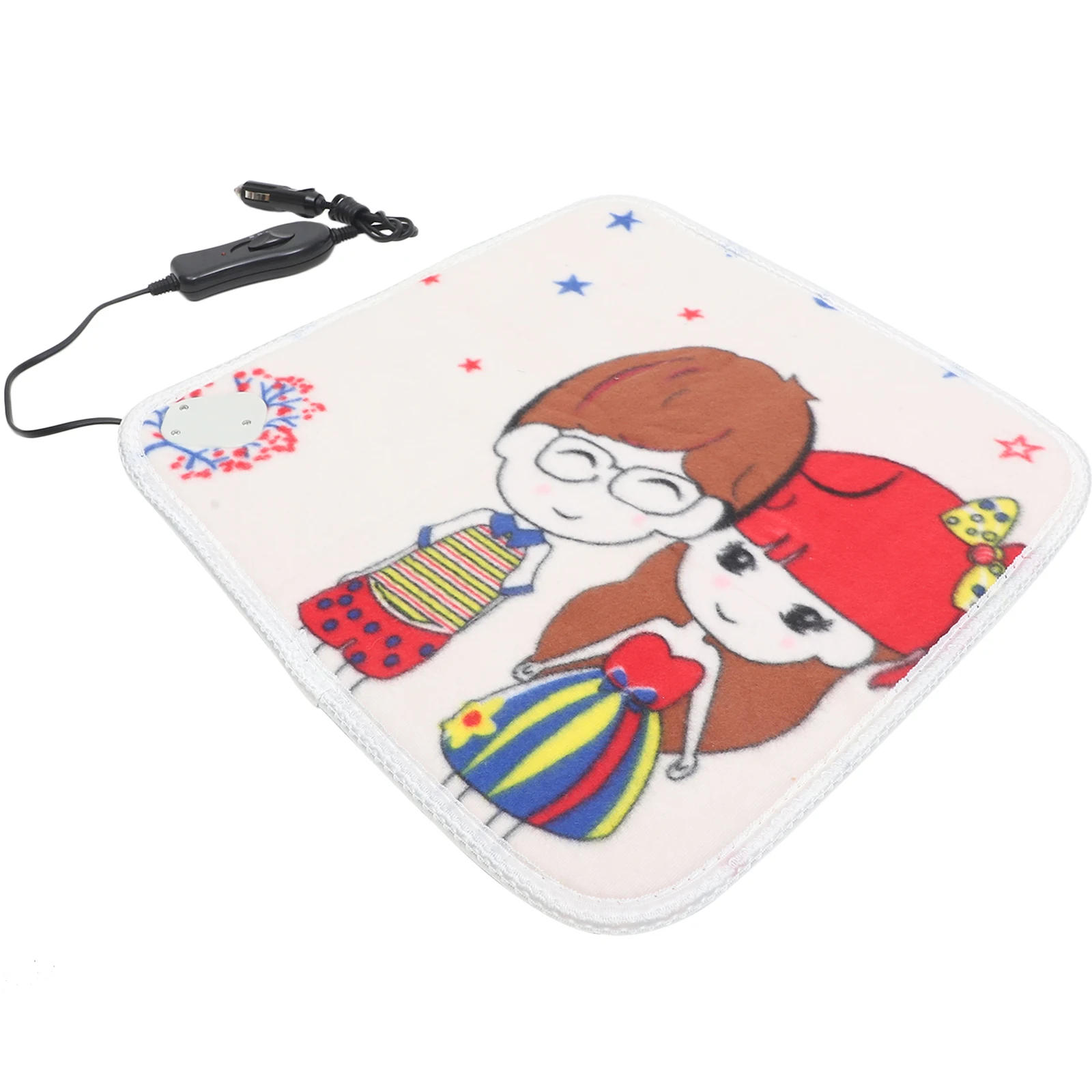 

Electric Heated Car Seat Cushion Heating Pad for Winter Warmth Pet Blanket Office Use Rubber Mat ABS Fiber Material