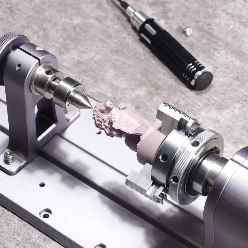 Snapmaker 2.0 3-D printer fourth axis rotary module tWHWAs