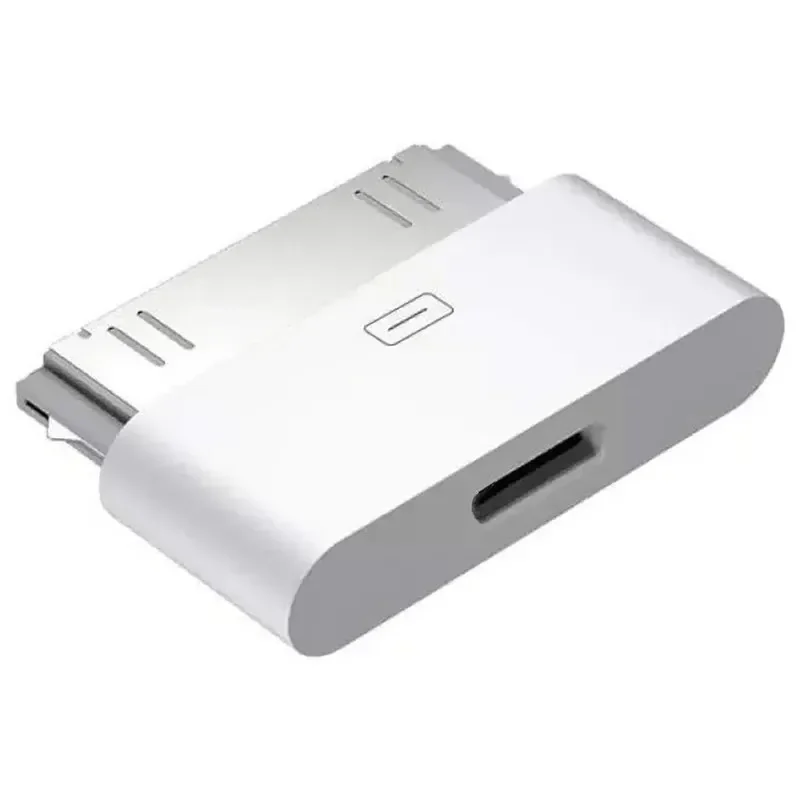 Adaptador de 8 pines macho a 30 pines hembra para iluminación, convertidor de carga y sincronización para iPhone 4, 4S, iPad 2, 3, iPod Touch, cable de carga