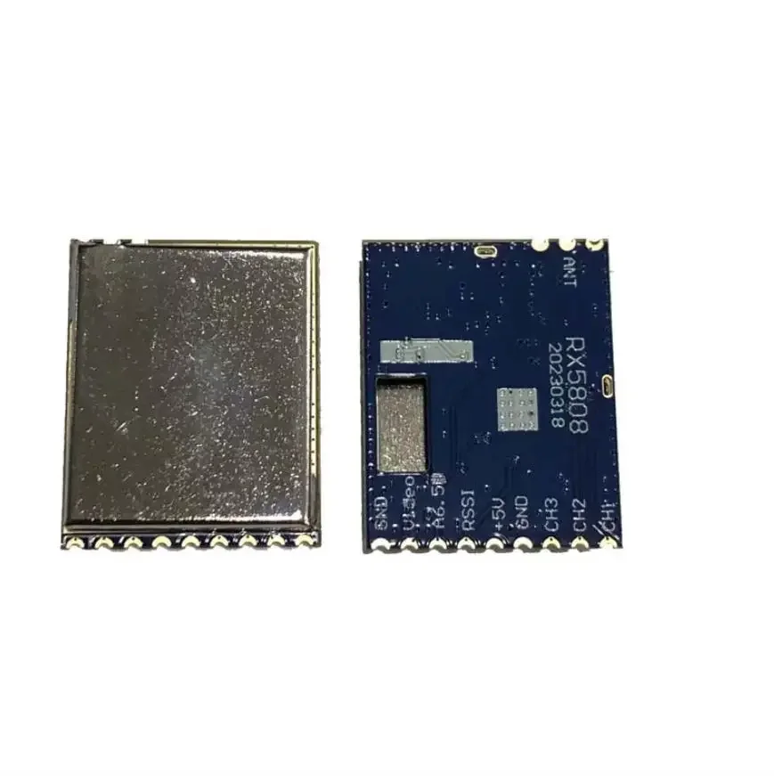 SmCpVRX 4.9GHz 5.8GHz 6GHz FPV 8CH Wideband FM Audio/Video Receiver Module Built-in PLL Ideal For DVD Security FPV Drone RC Cars