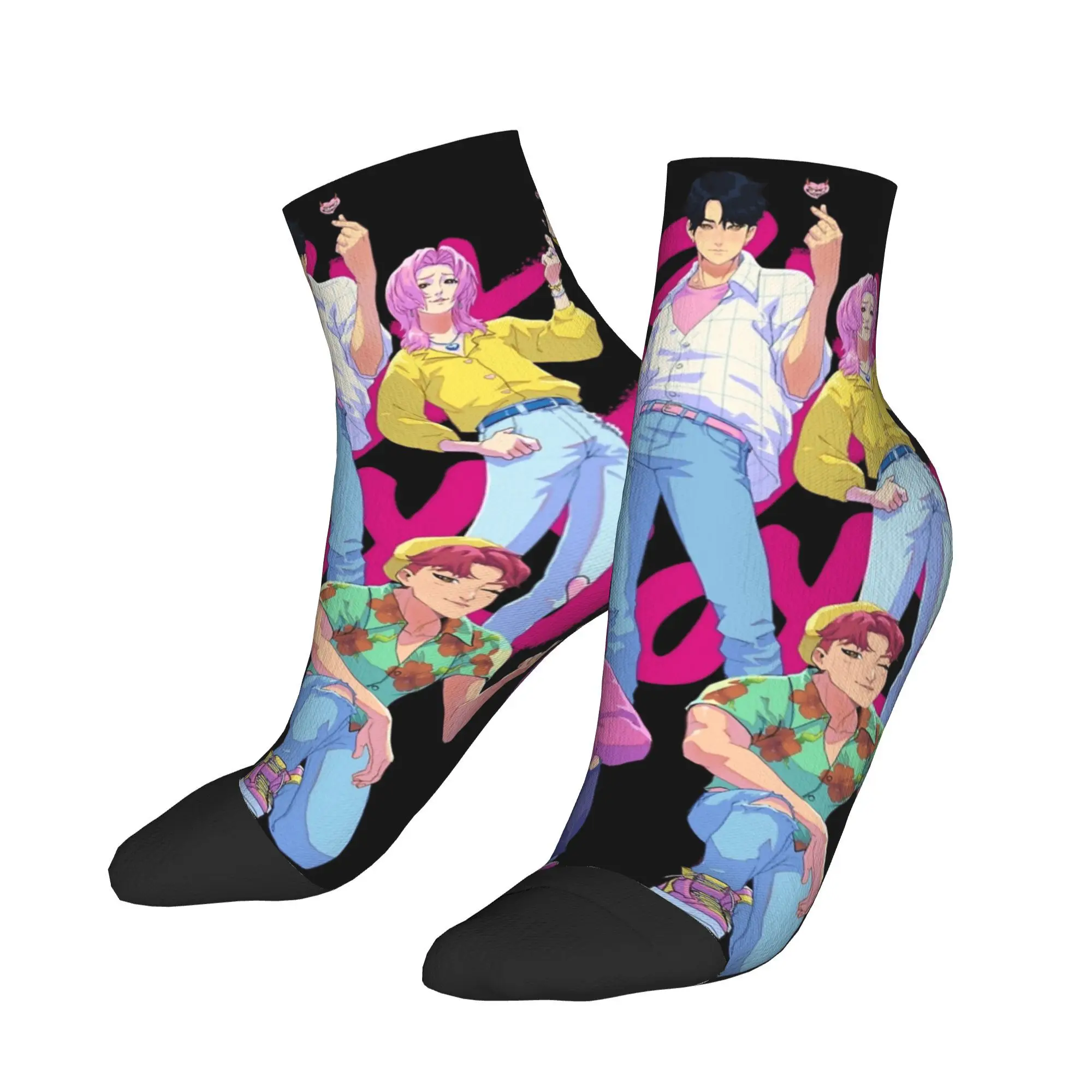 

Saja Boys Jinu Abby Mystery Romance детские носки летние носки до щиколотки новинка мужские дышащие носки на заказ уличные противоскользящие носки