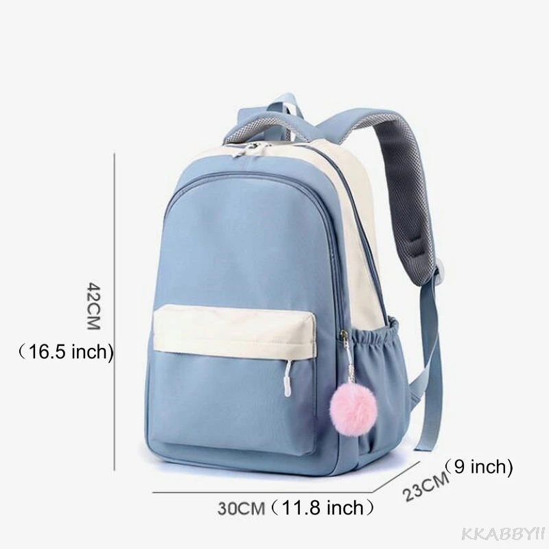 Kamado Nezuko Demon Slayer Anime Sweet Soft zaino per studenti di grande capacità studenti universitari Patchwork Laptop Simple Mochilas