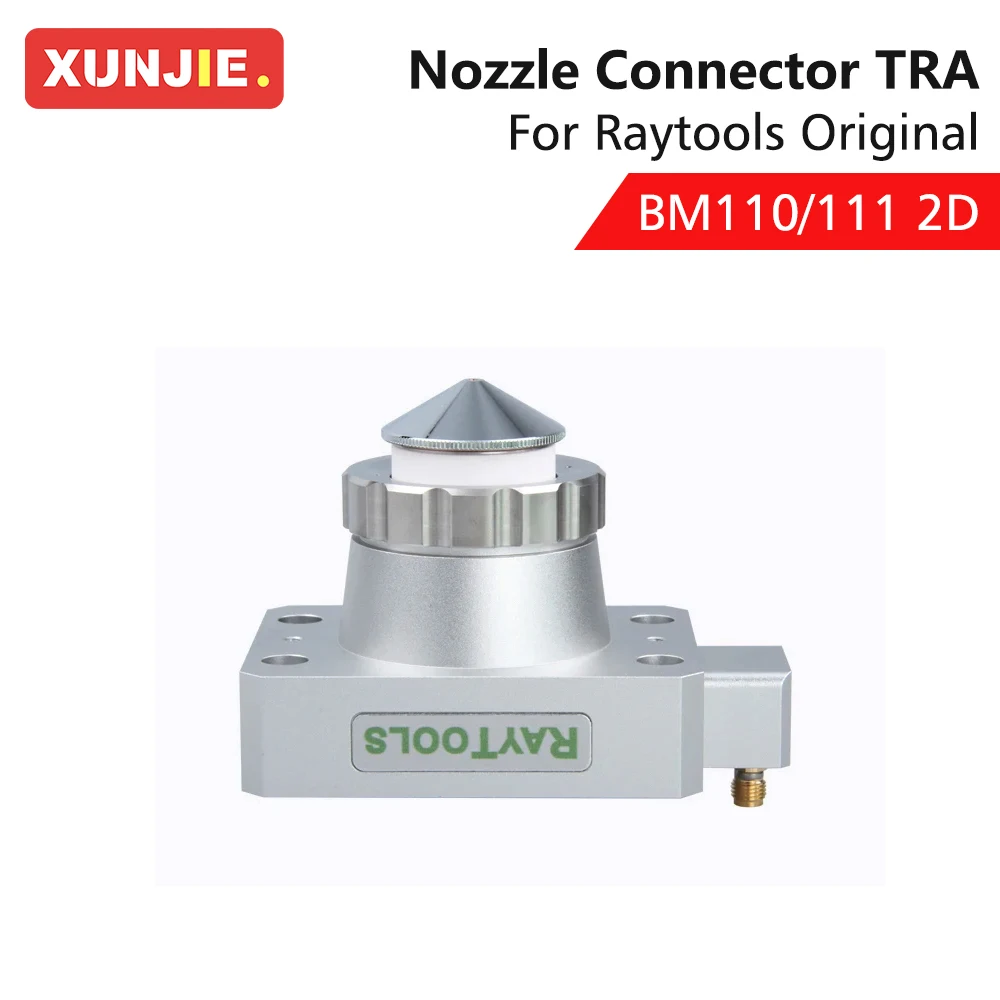 XUNJIE Raytools Original BM110 BM111 Laser Nozzle Connector TRA 120AG1700B For Raytools BM111 Fiber Laser Cutting Machine