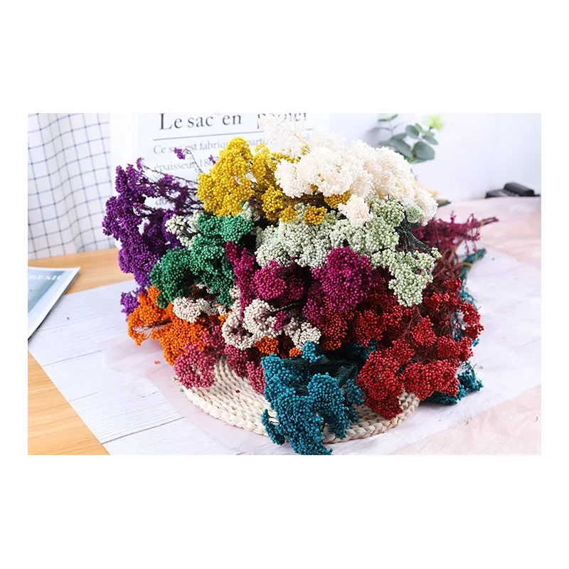 Natural Real Eternal Millet Dried Flowers DIY Bouquet Gift for Wedding Party Decoration Home Decor Discounted Wedding Decoration