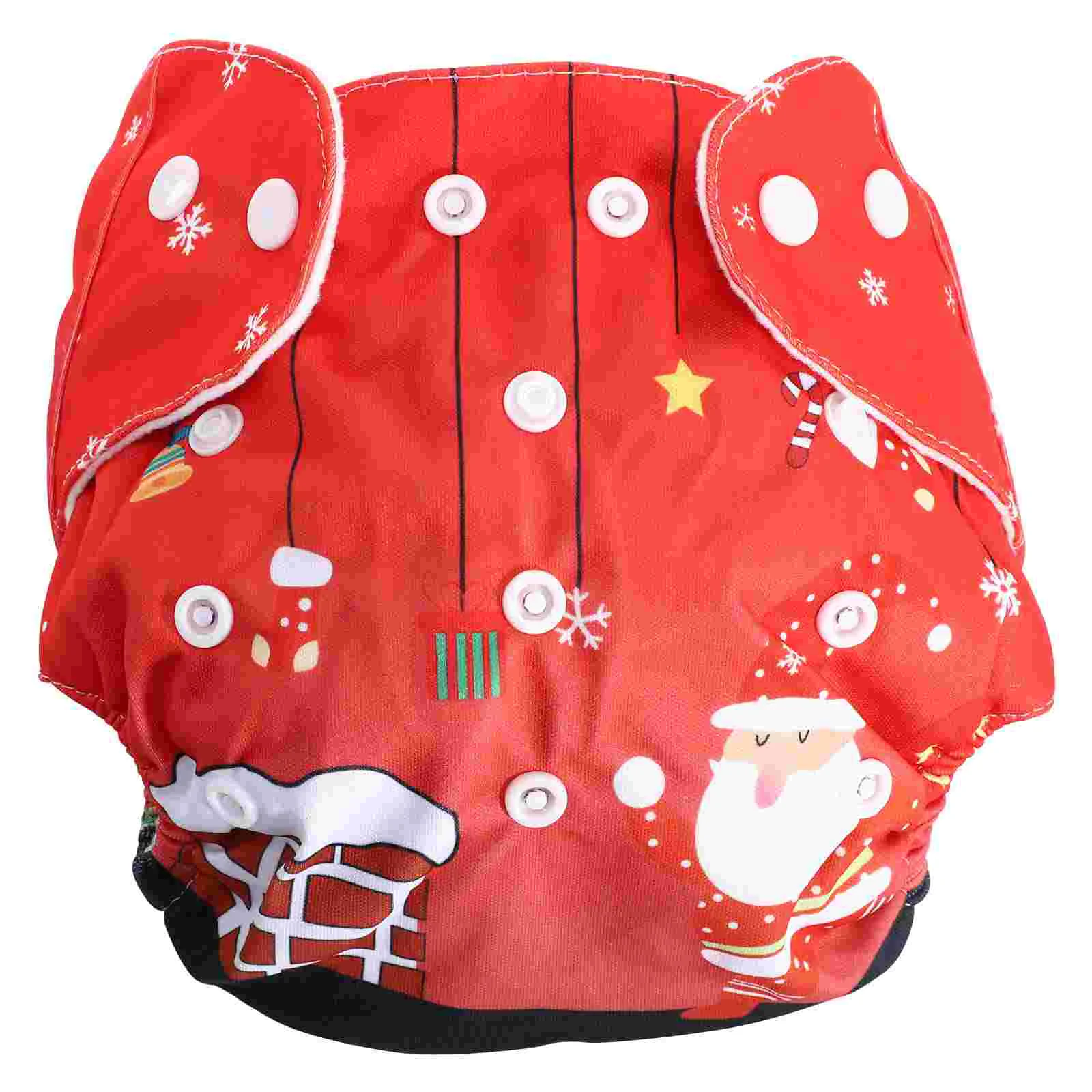 

Newborn Diapers Pants Breathable Nappy Reusable Cartoon Baby Training Red Briefs