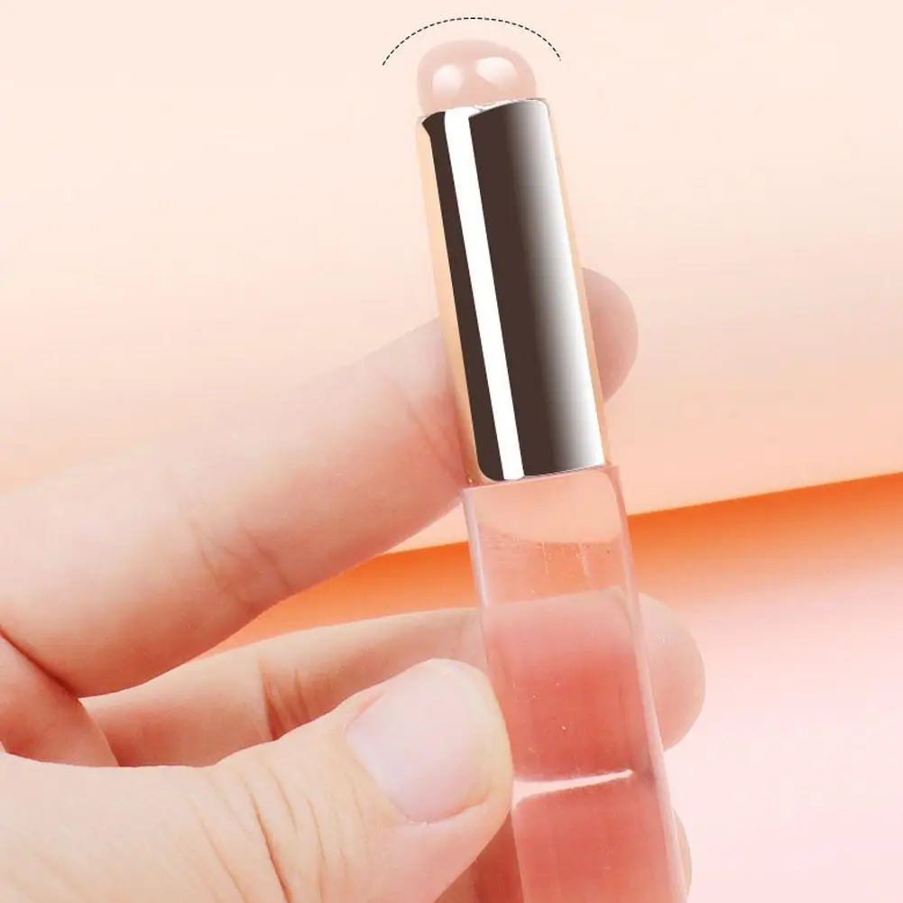 Silicone Lip Brush Angled Concealer Makeup Brush Tool Portable Round Head Like Fingertips Q Soft Lipstick Brush Concealer Brush