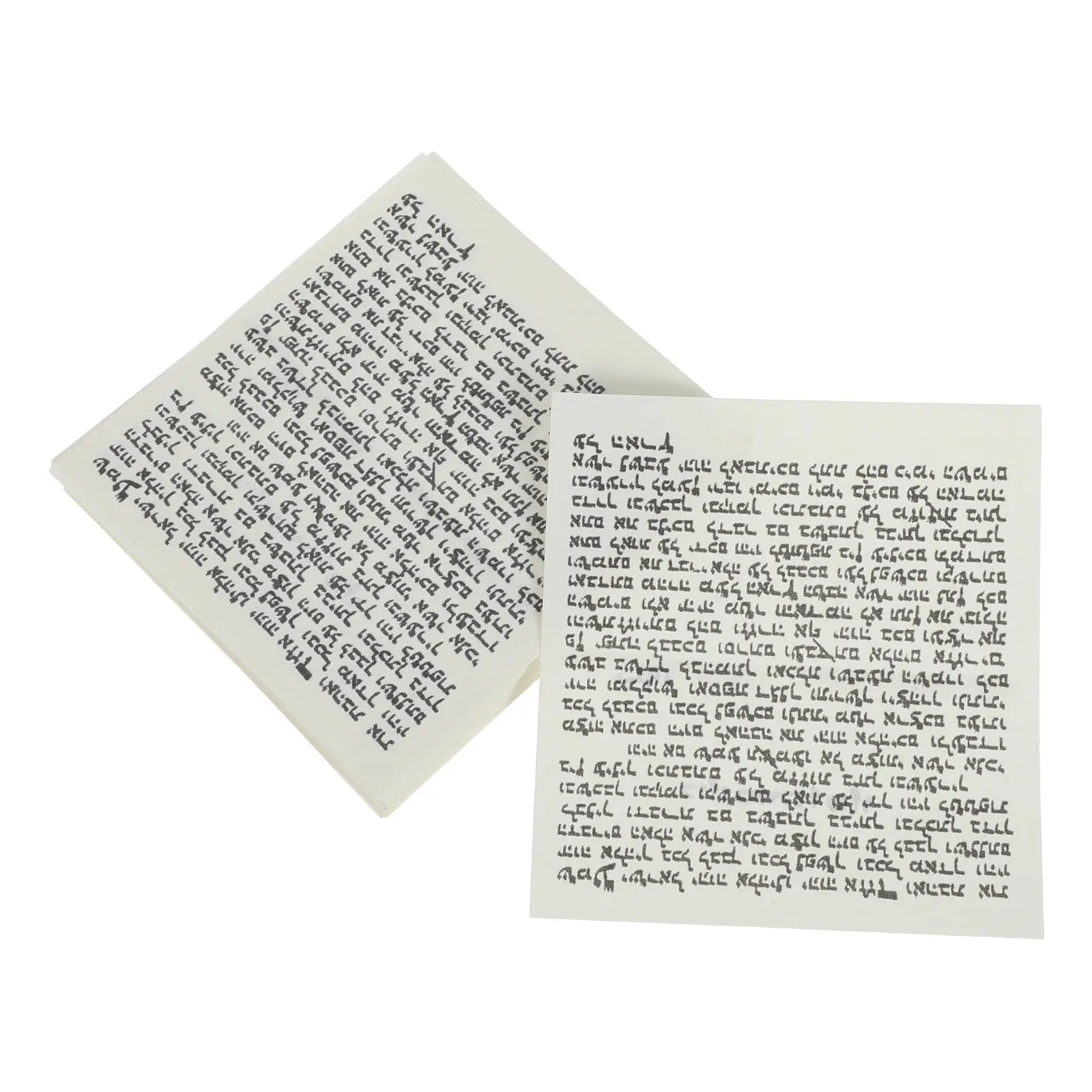 50Pcs Judaica Mezuzah Scrolls Replacement Doorpost Hebrew Scripture Scroll Insert Mini Torah Verse Blessing Spiritual Home Decor