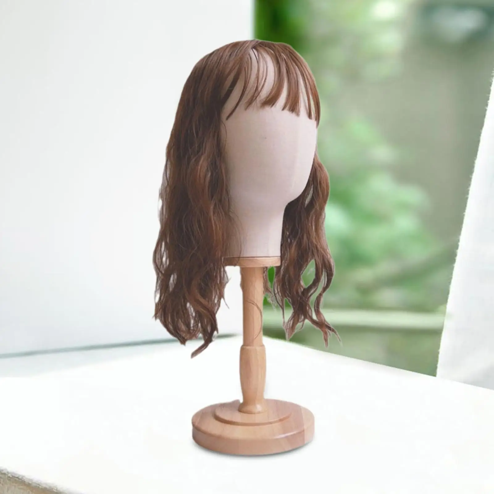 Manikin Head Wig Display Holder for Home Styling Drying Hairdresser Training