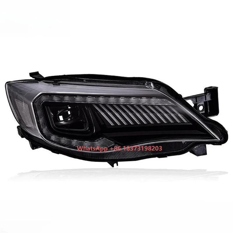 

Светодиодные дневные ходовые огни для Subaru IMPREZA WRX, фары в сборе 08-14, модифицированные рулевые фары, автомобильные аксессуары