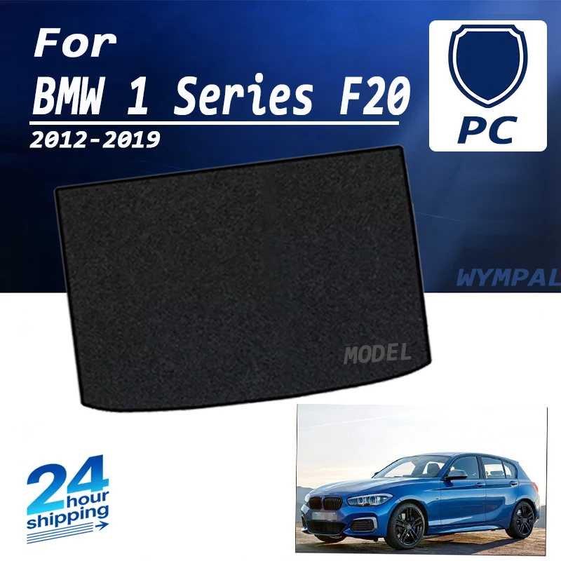 

Suede Car Trunk Storage Mat For BMW 1 Series F20 2012~2019 2015 Boot Cargo Liner Tray Trunk Luggage Floor Carpet Pad Auto black