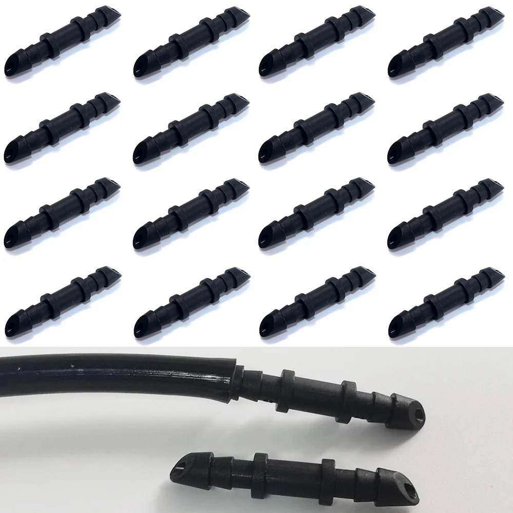 1000Pcs Inverted 6mm straight tube 7mm capillary adapter for garden irrigation drip irrigation Garden watering irrigation