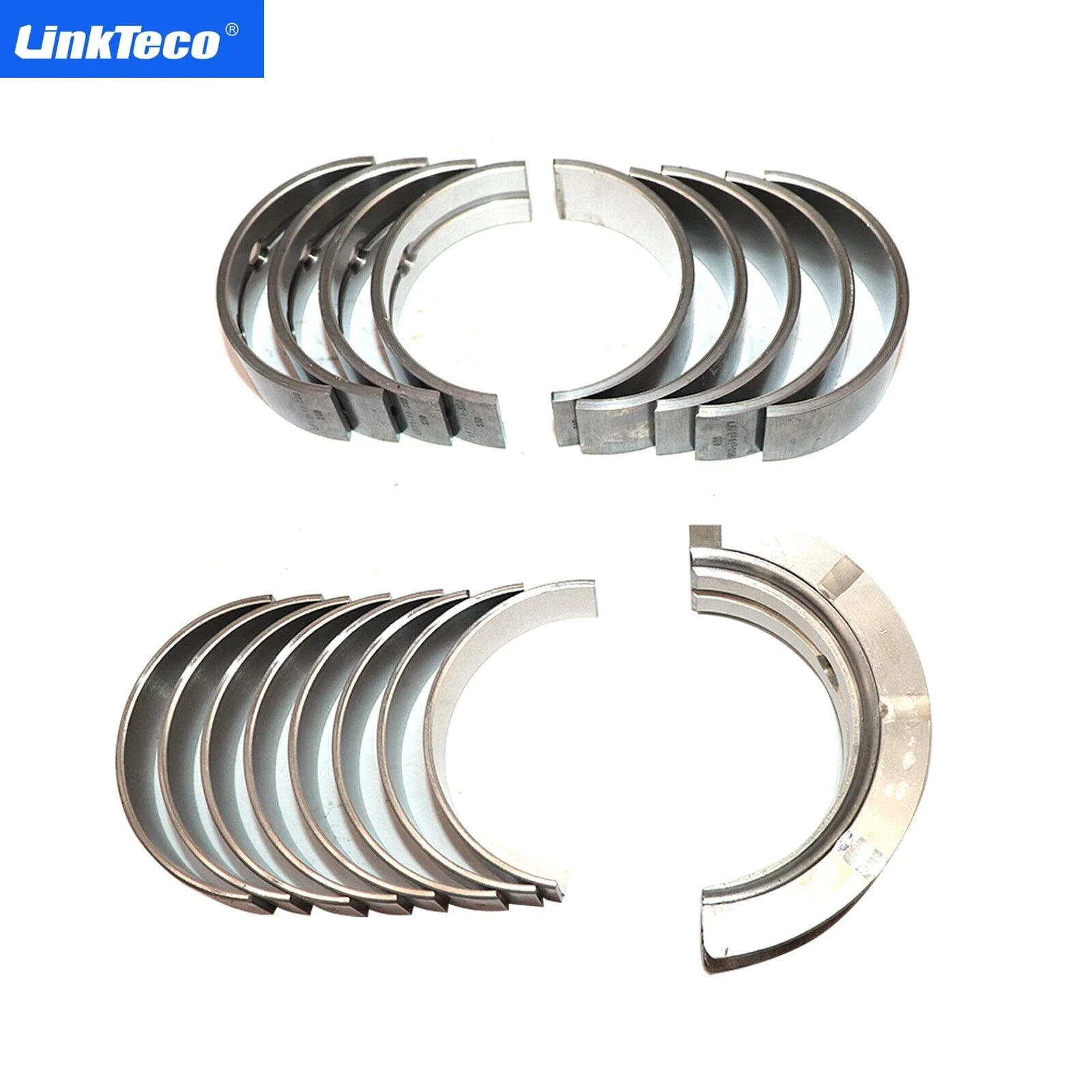 LinkTeco Crankshaft Main + Connecting Rod Bearing Set STD 00-15 1.8 2.0 L L4 N42 N46 B18 B20 For BMW 120i 118i 320i 520i X1