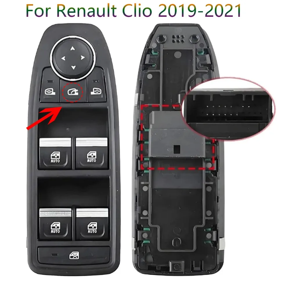 

Power Window Switch for Renault Clio 5 Captur II 2019 2020 2021 Front Left Electric Glass lifter Control Button Car Accessories