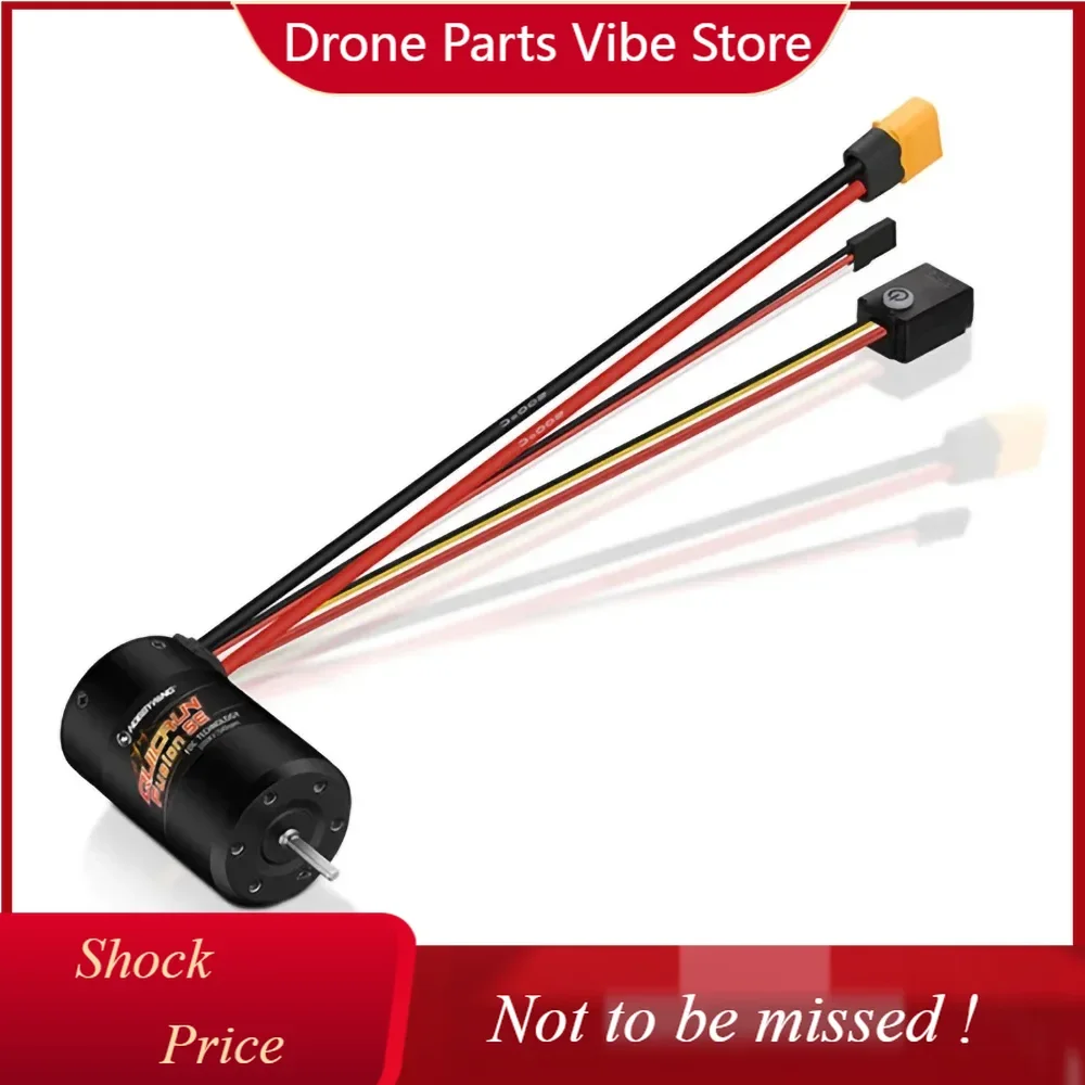 

DP Hobbywing Quicrun Fusion Se 40A 1800KV Combined Motor Esc For 1/8 Rc Model Car Crawler Accessories
