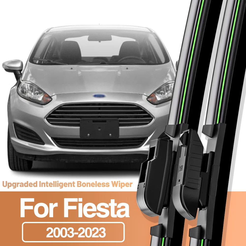 

2pcs For Ford Fiesta MK5 MK6 MK7 2003-2023 Front Windshield Wiper Blades Windscreen Window Accessories 2004 2012 2015 2018 2020