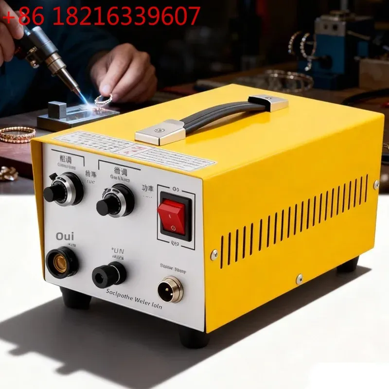 

TAOPortable Manual Laser Welding Machine for Jewelry Pulse Welder Mini Handheld Spot Welding Tool for Jewelry Making Repairs