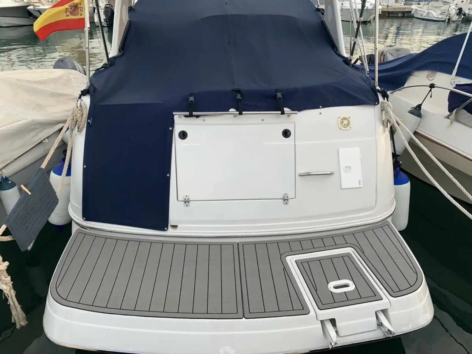 Cockpit With Hinges Pad Boat EVA Foam Teak Deck Floor Mat For 2000 Centurion Elite V