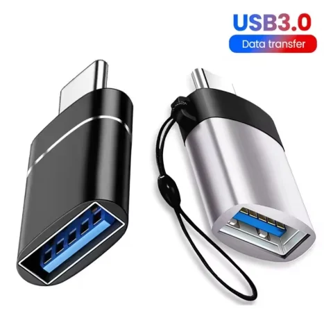 Adaptador USB a Tipo C OTG, Convertidor de Tipo C Macho a USB 3.0 Hembra para Laptop Xiaomi Samsung, Adaptador USBC, Conector USB a Tipo C OTG