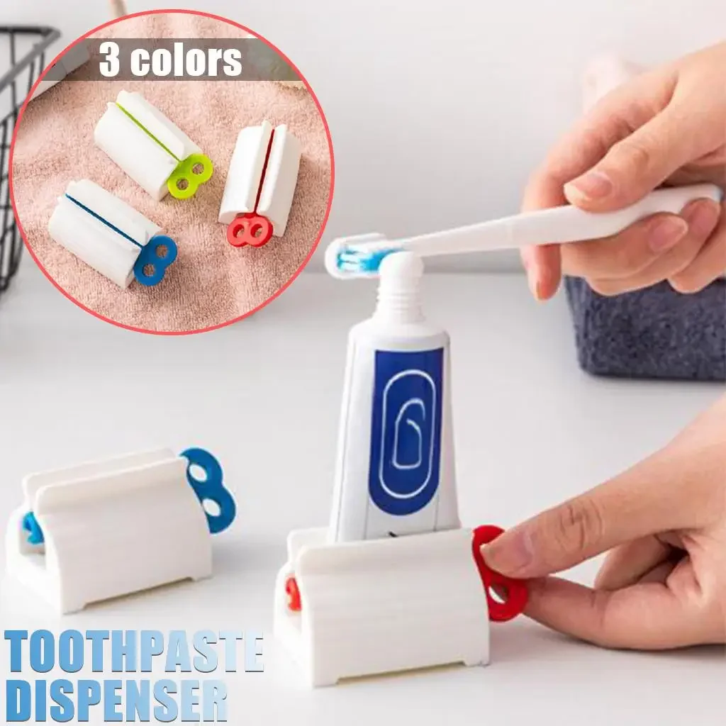 

Multifunctional Toothpaste Tube Squeezer Manual Press Squeezed Toothpaste Clip-on Facial Cleanser Squeezer Bathroom Supplies