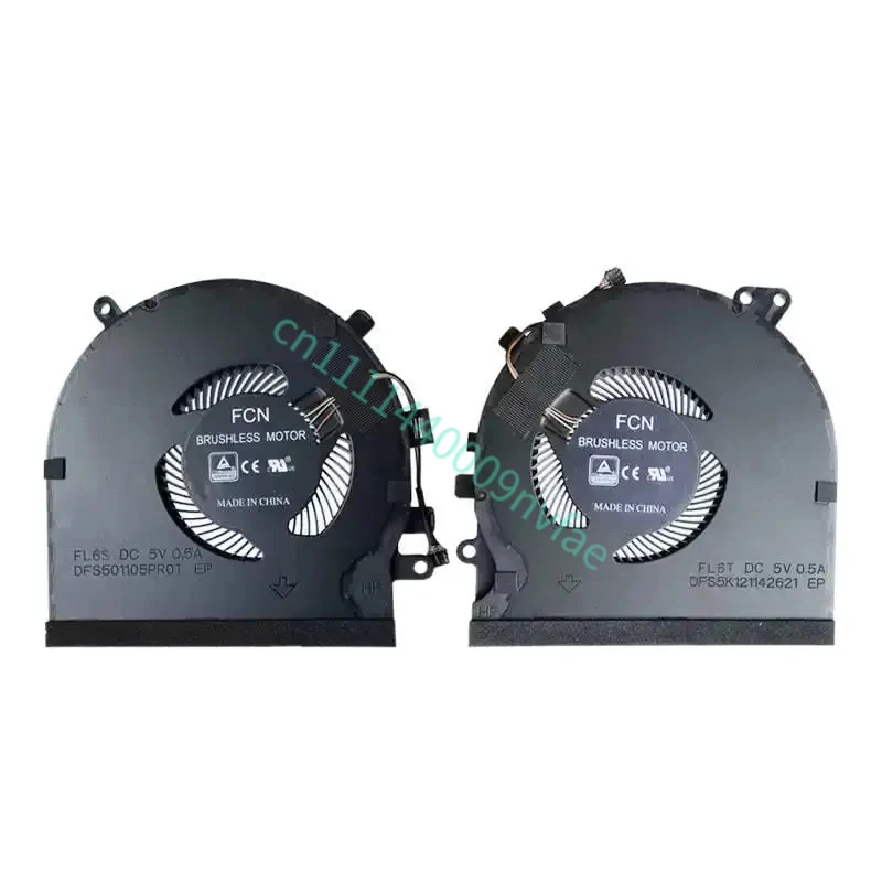 Replacement Laptop CPU + GPU Cooling Fan For Razer Blade 15 RZ09 RZ09-02385E92 RZ09-02386E91 0FKMW000 0.2