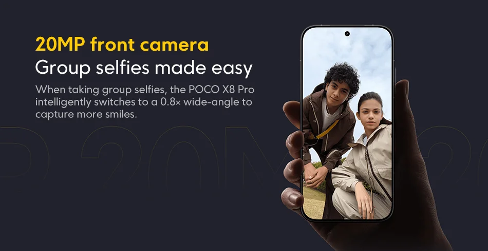 POCO X8 Pro 5G Global Version Dimensity 8500-Ultra 12GB 512GB 6500mAh 100W HyperCharge 6.59'' 1.5K 120Hz NFC Android Phone