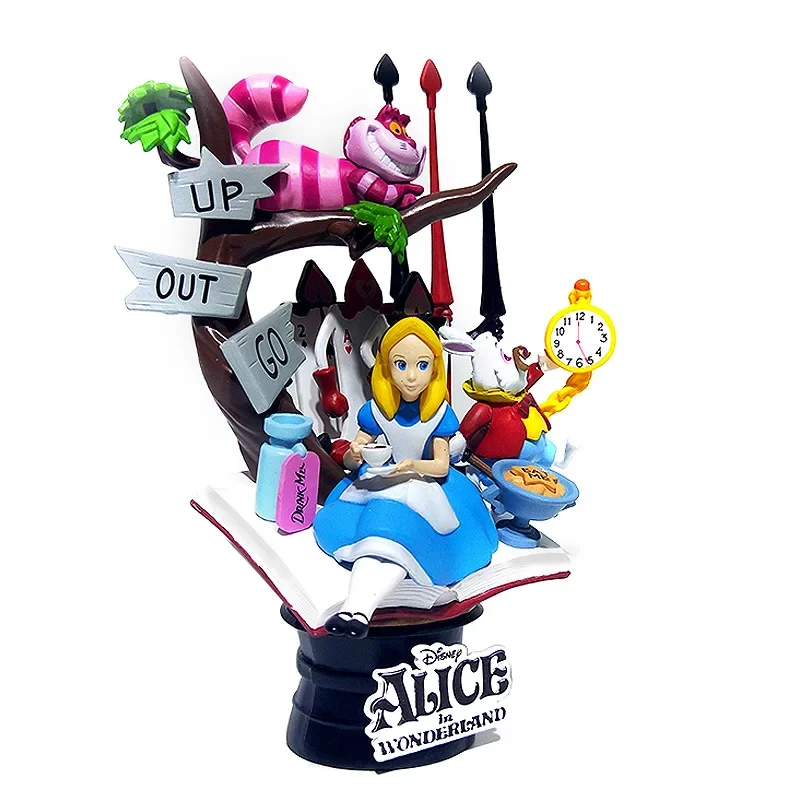 Disney Alice in Wonderland Model Figure alice Mad Hatter Ornament Figure Doll Toys Room Decor Children Birthday Christmas Gifts