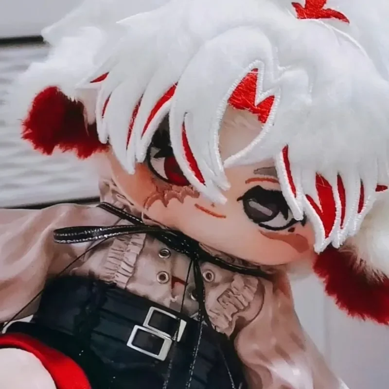 Anime Wuthering Waves cicatriz muñeco  peluche cuerpo 20cm vestir ropa traje juguetes  peluche figuras  Cosplay Plushie re