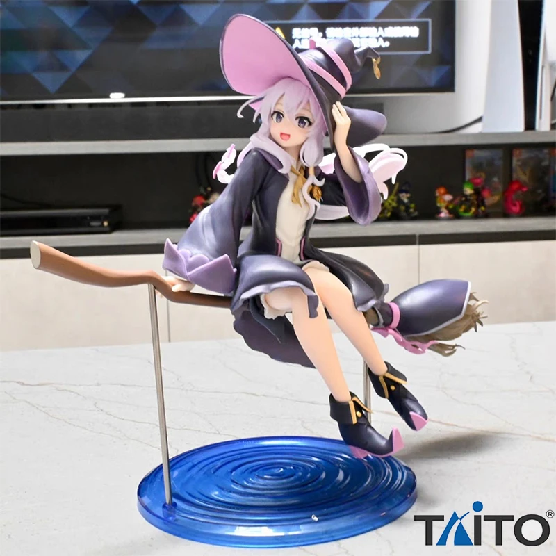 20cm Original Taito Amp Elaina Figure Wandering Witch: The Journey Of Elaina Anime Action Figurine Collectible Doll Toy Xmas