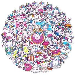 50pcs Unicorn Kids Stickers Scrapbook New DIY Star Love Children's Room Sticker Scrapbooking