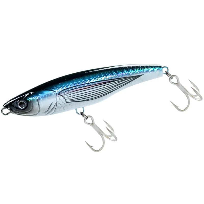 

125 мм/78 г тонущая приманка-карандаш, рыболовная приманка, джеркбейт, воблеры для лодки, морской рыбалки, дальнего заброса, троллинга, тунца, скумбрии, большая игра